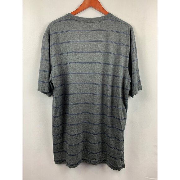 TravisMathew Mens XL Striped Gray T-Shirt - Picture 2 of 5
